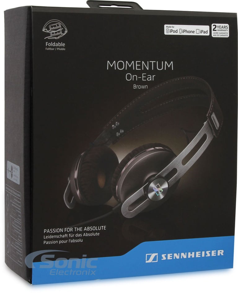 Sennheiser Momentum 2.0 On-Ear Headphones M2 OEI - Brown Image 13