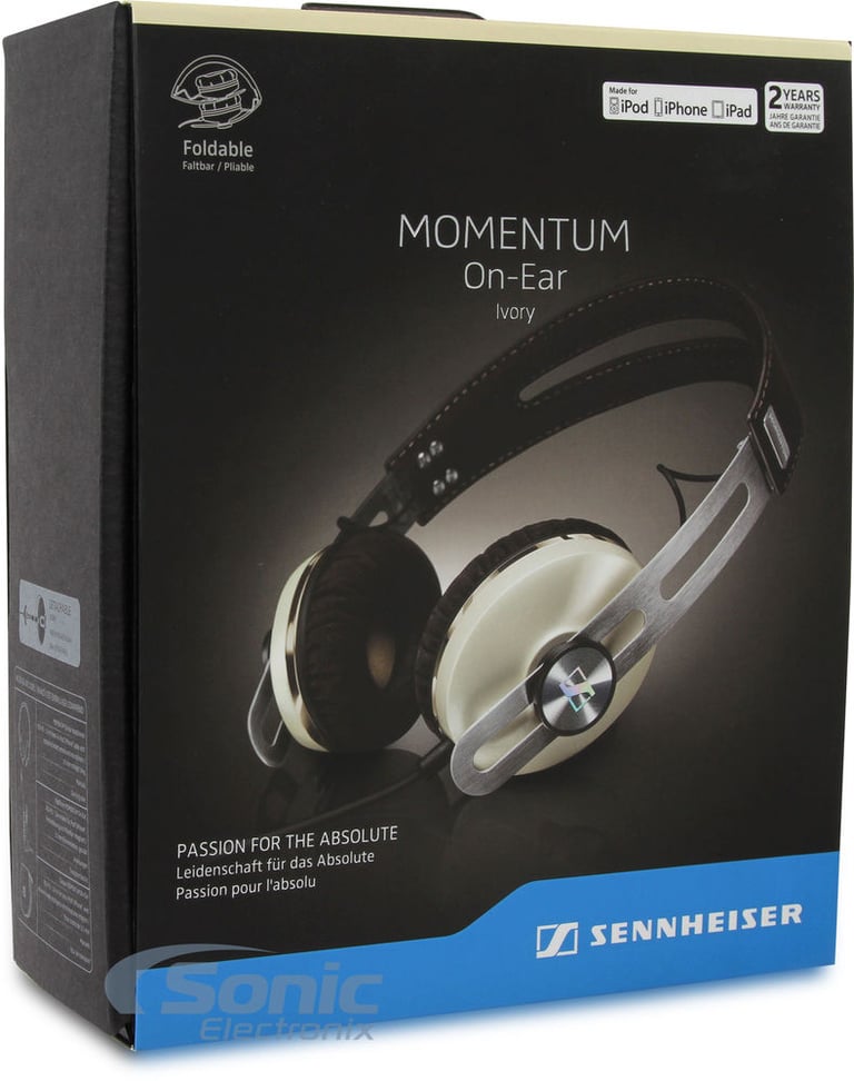 Sennheiser Momentum 2.0 On-Ear Headphones M2 OEI - Ivory Image 12