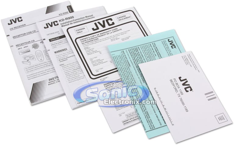 JVC KD-R900 Open Box Image 10
