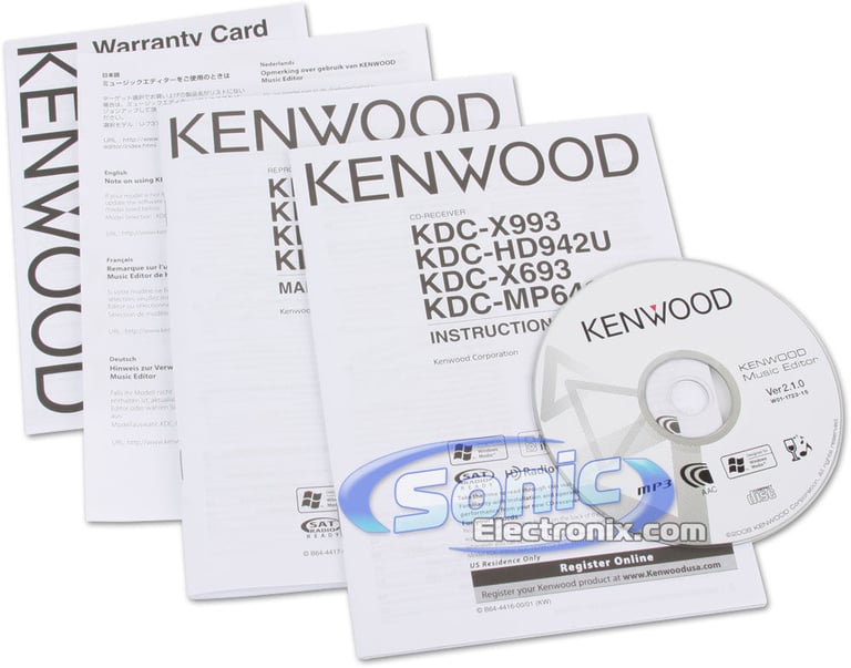 Kenwood KDC-HD942U Image 9