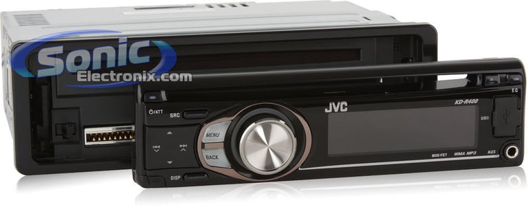 JVC KD-PKR400 (KD-R400 Receiver + 6.5" Speakers Combo Package) Image 3