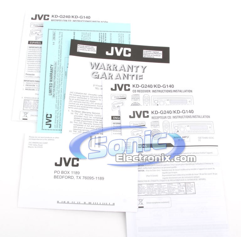 JVC KD-G240 Image 8