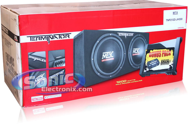 MTX Audio TNP212D Combo with JH300 Amplifier Upgrade Image 9