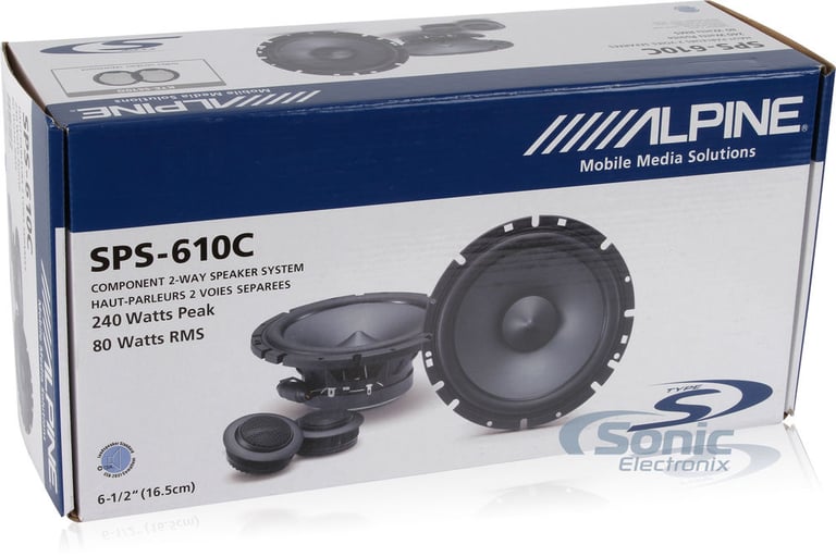 Alpine + Cerwin Vega Ultra-Compact 4-Channel Full-Range 6&frac12;" Speaker System Image 22