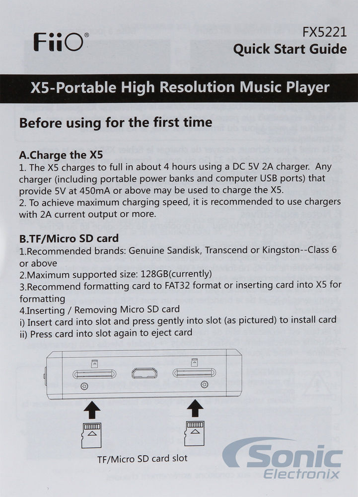 FiiO X5 II (OPEN BOX COMPLETE) Image 12