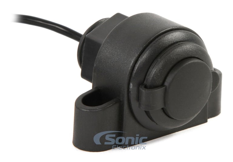Waterproof 3.5mm Aux Extension Flush Mount Input with Cable for Car, Motorcycle, Boat, ATV/UTV (Belva BAAUX) Image 2