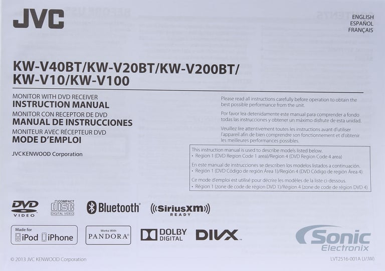 JVC KW-V200BT (Factory Refurbished) Image 8