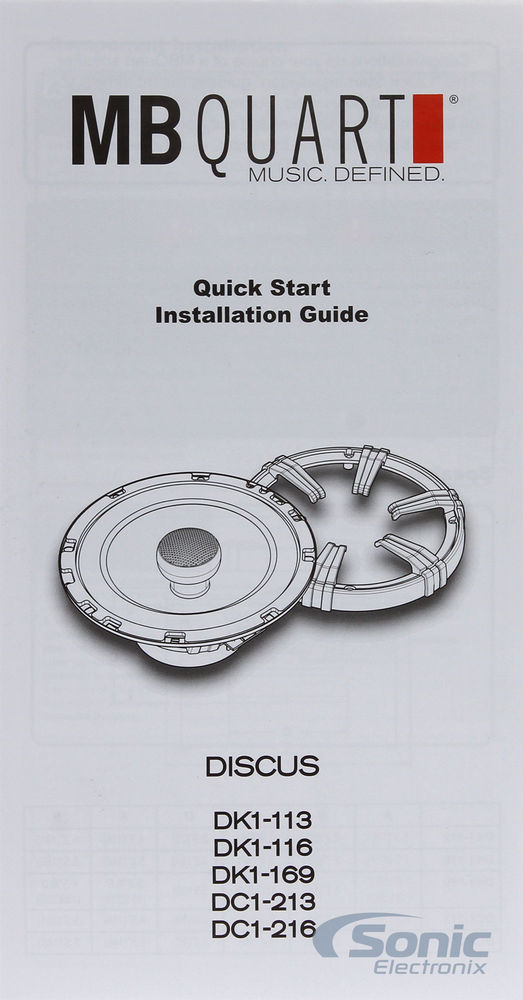 MB Quart DK1-113 Image 8