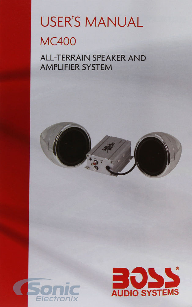 Boss MC400 Handle Bar Speaker System Image 10