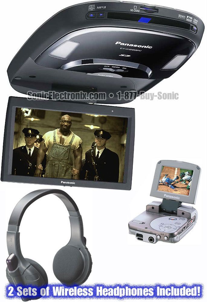 Panasonic PKG-AV1 Mobile Video Package: CY-VHD9500U + SV-AV25 Image 1
