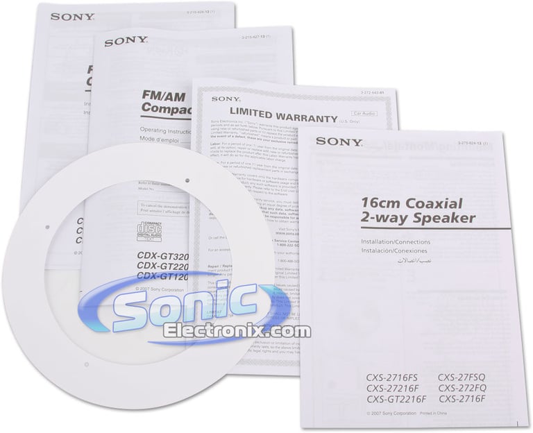 Sony CXS-GT2216F Image 11
