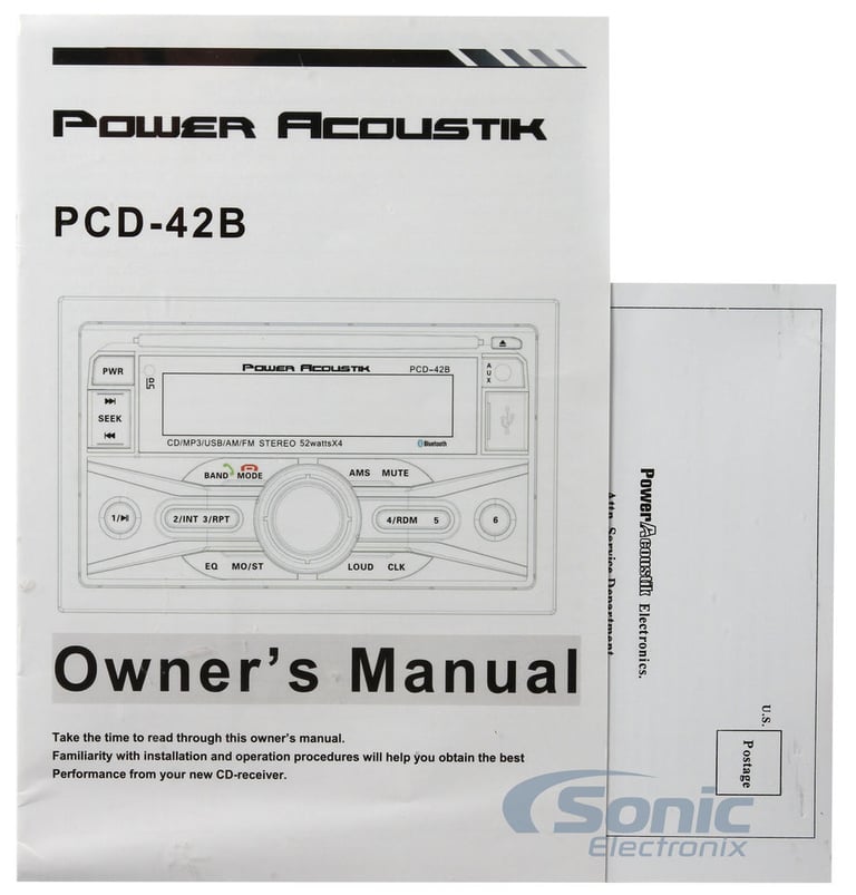 Power Acoustik PCD-42B OPEN BOX COMPLETE Image 21
