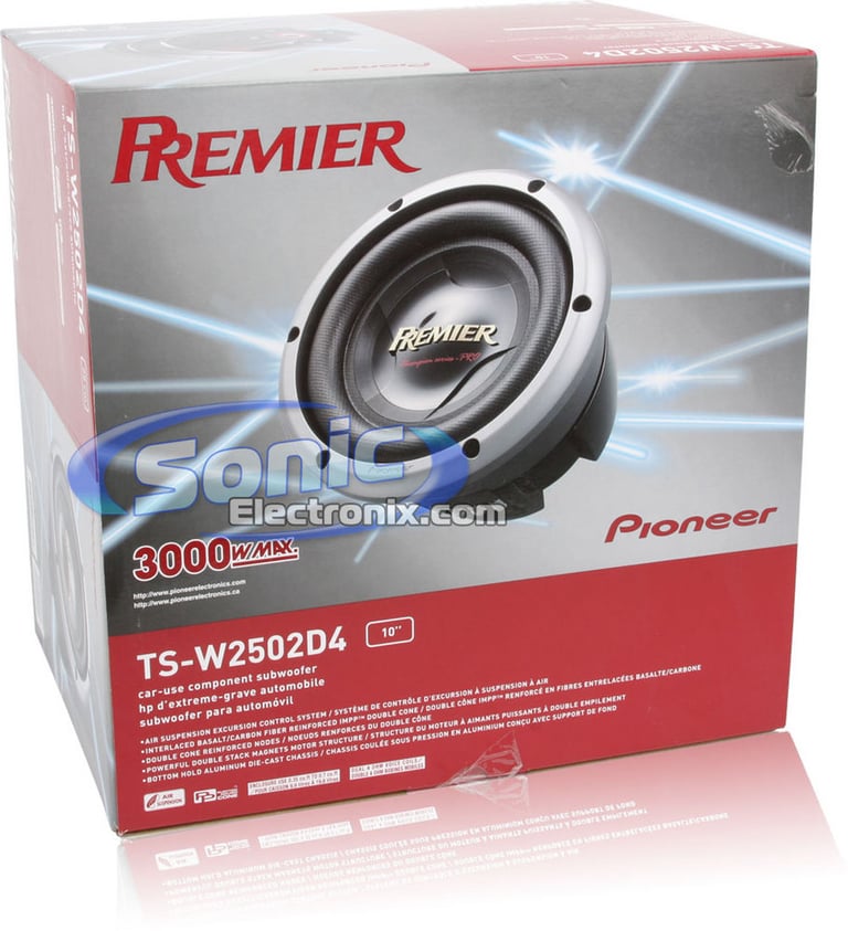 Pioneer TS-W2502D4 Image 7