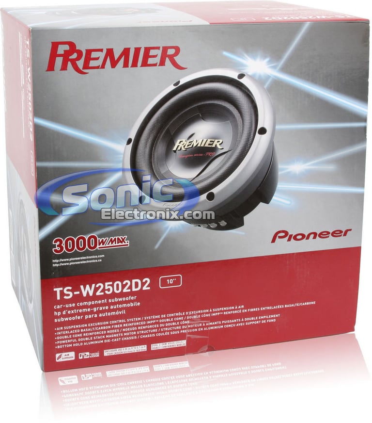 Pioneer Premier TS-W2502D2 Image 8
