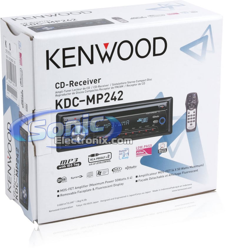 Kenwood PKG-MP242HD (Includes KDC-MP242 + KTC-HR200) Image 6