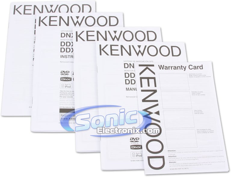 Kenwood eXcelon DDX814 (DDX-814) Image 12