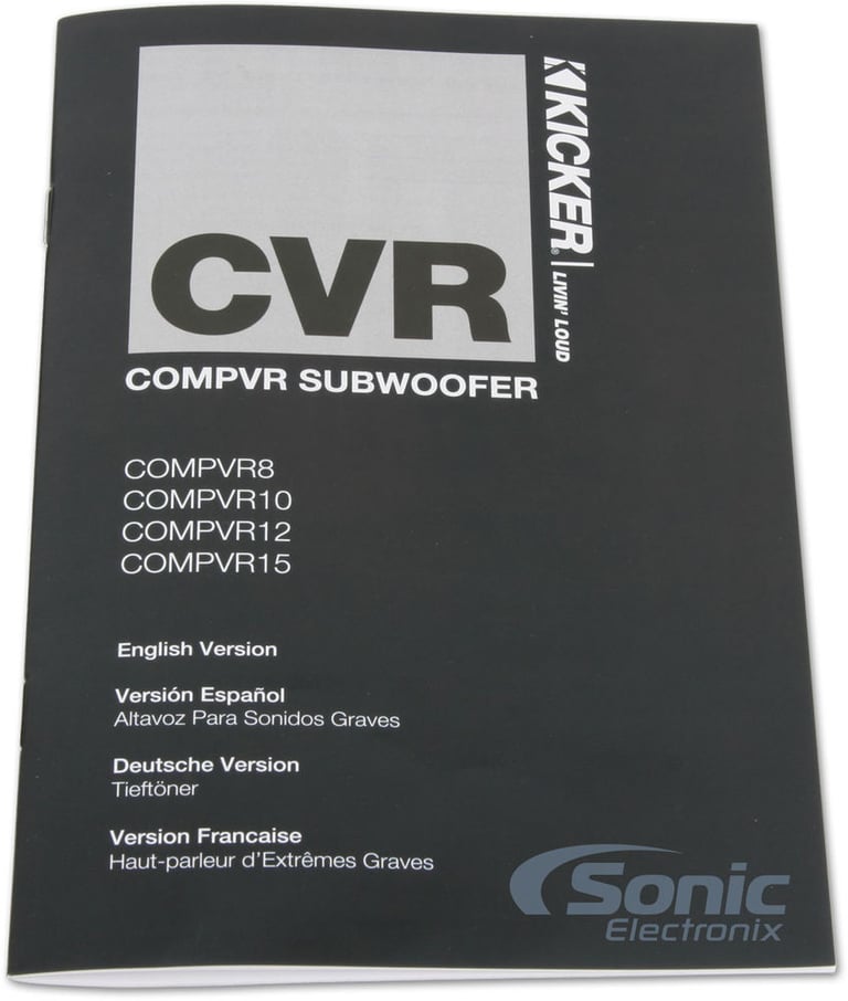 Kicker 10CVR122 Open Box Complete Image 4