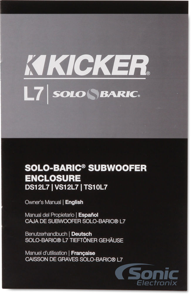 Kicker VS12L72 (11VS12L72) Image 8