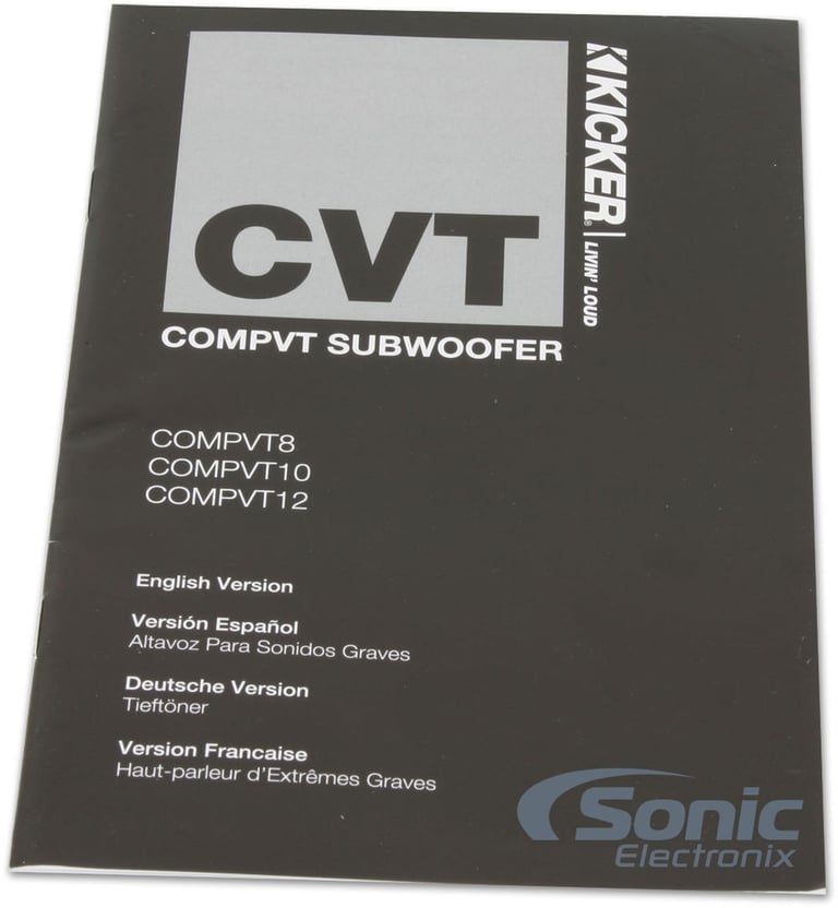 Kicker CompVT CVT102 (10CVT102) Image 5