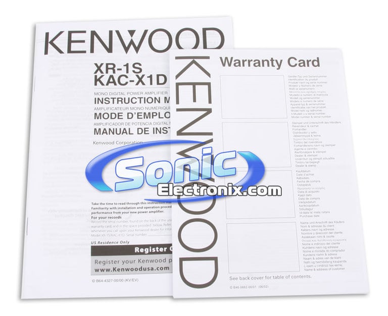 Kenwood eXcelon XR-1S Image 7