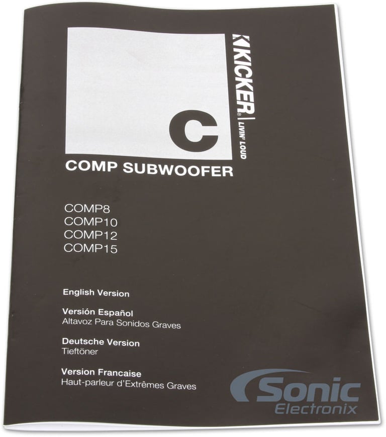Kicker Comp C154 (10C154) LIKE NEW DAMAGED PACKAGING Image 5