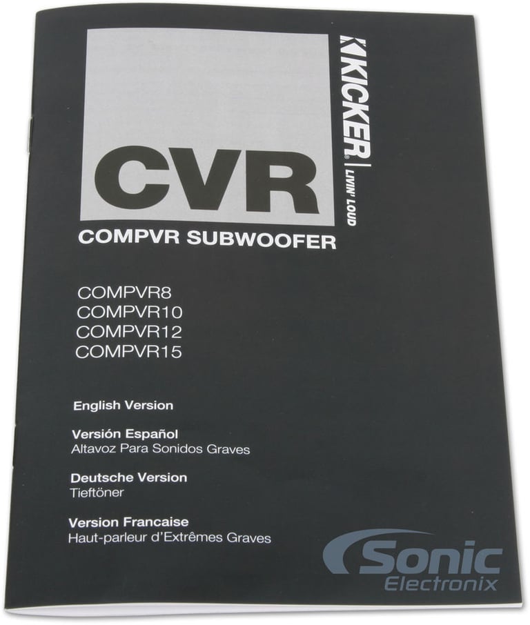 Kicker CVR124 (10CVR124) Open Box Image 4