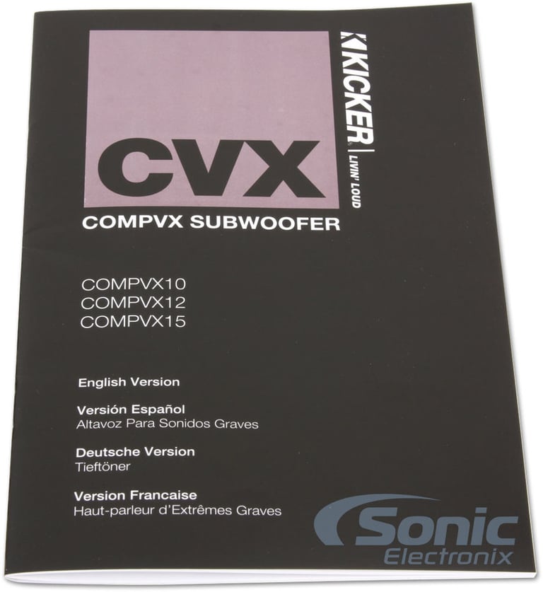 Kicker CompVX CVX104  (10CVX104) Image 5