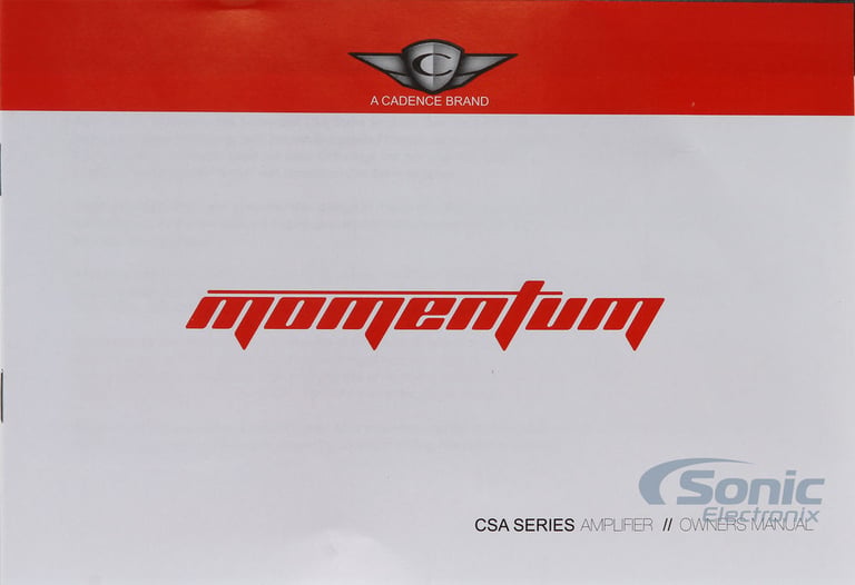 Cadence Momentum CSA1000.4 Image 6