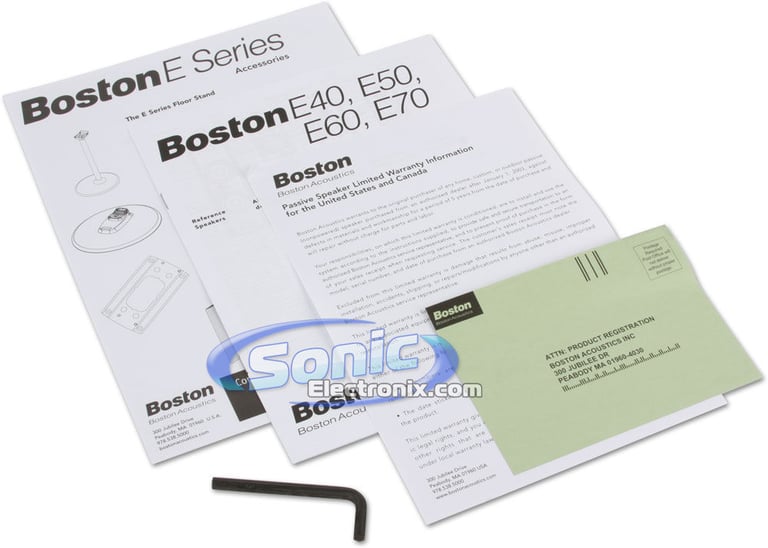 Boston Acoustics E60 (Ebony/Black) Image 3