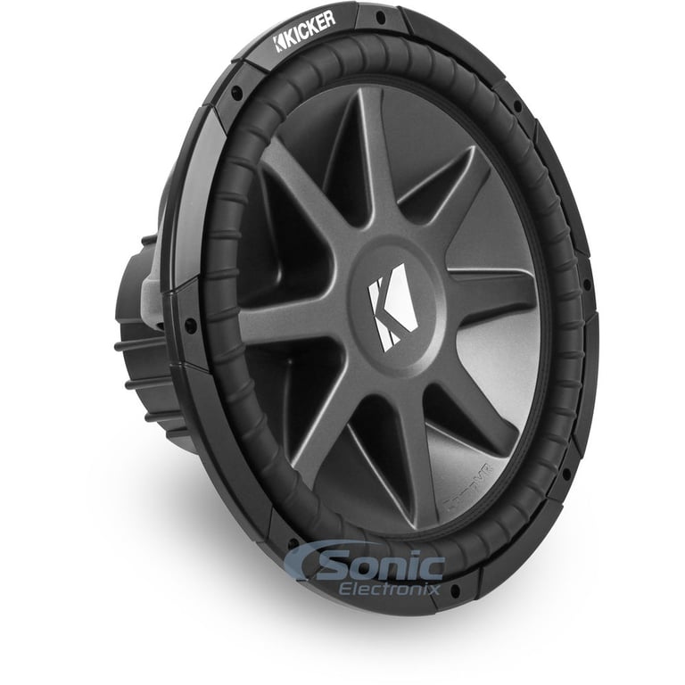 Kicker CompVR CVR154 (10CVR154) - Ships with Black Logo & Red Stitching Image 1