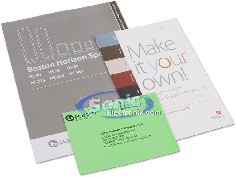 Boston Acoustics HS60 (Mist/White) (Sold Individually) Image 4