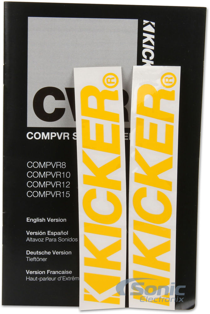 Kicker CompVR CVR152 (10CVR152) Image 4