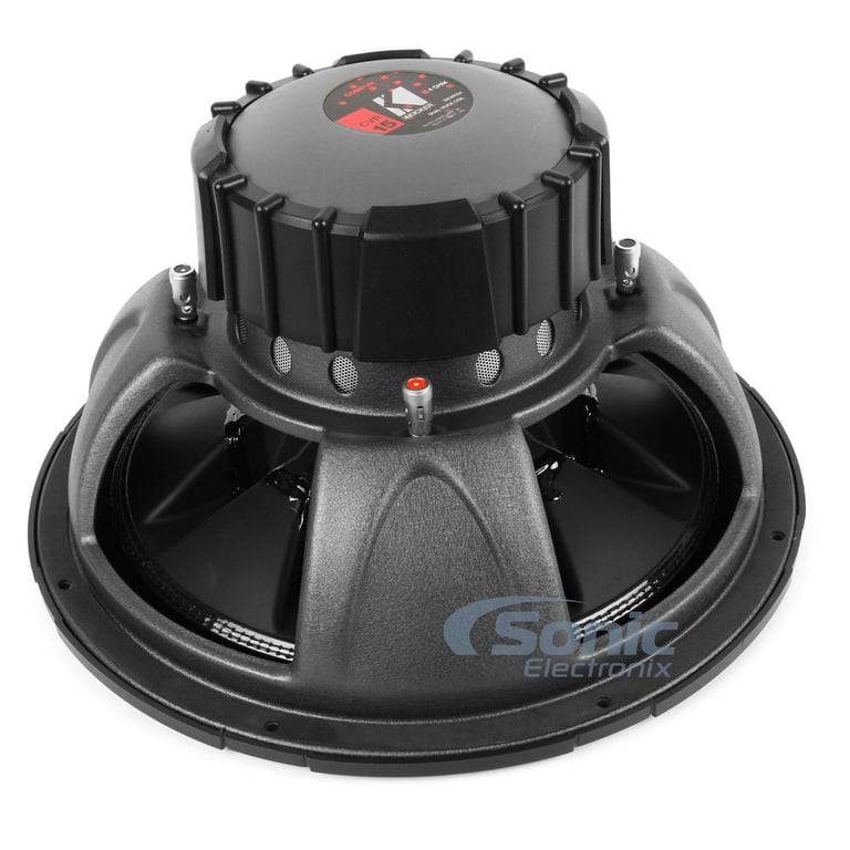 Kicker CompVR CVR154 (10CVR154) - Ships with Black Logo & Red Stitching Image 3