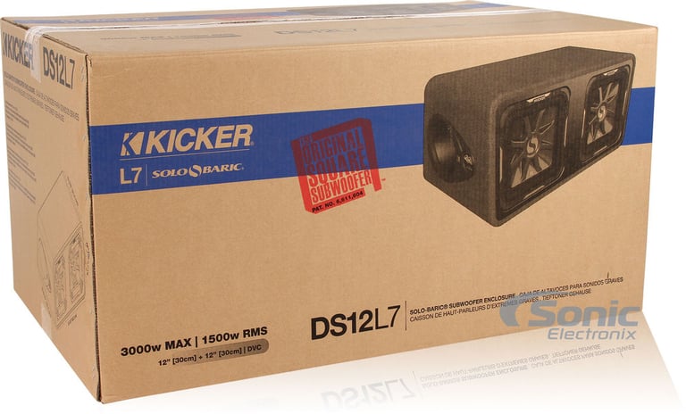 Kicker Dual 12"Solo-Baric L7 Enclosure (11DS12L72) Image 9