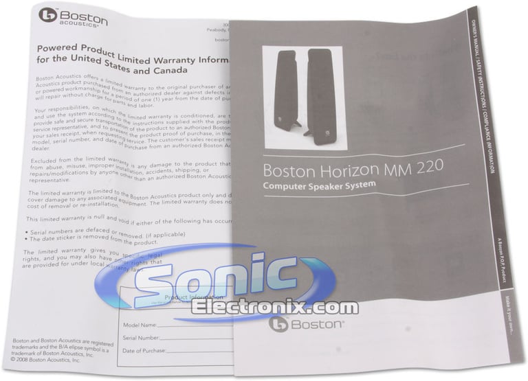 Boston Acoustics MM220 (Mist/White) Image 7