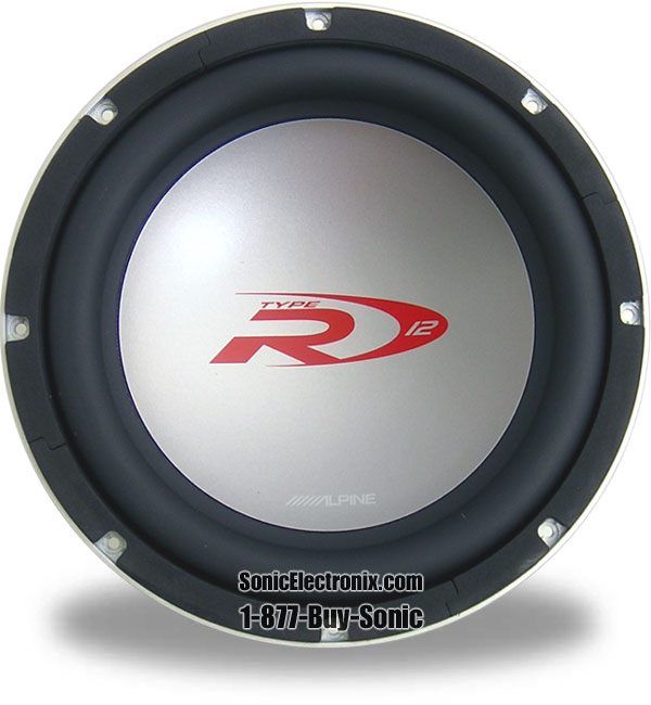 Alpine SWR-1241D Type R DVC 4-Ohm 12" Image 1