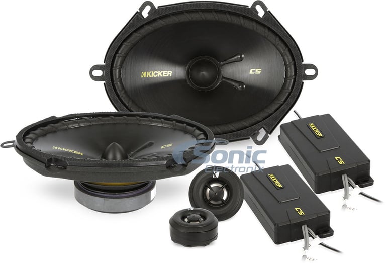 Kicker CSS68 6"x8" Component Speaker System (40CSS684) Image 1