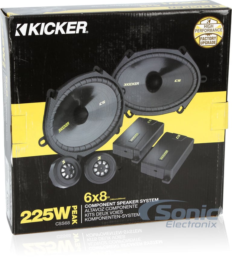 Kicker CSS68 6"x8" Component Speaker System (40CSS684) Image 8
