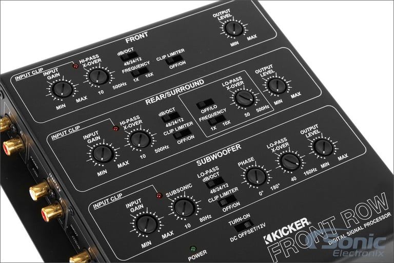 Kicker Front Row ZXDSP1 (12ZXDSP1) Open Box (Complete) Image 3