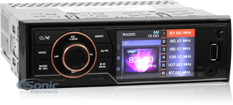 Precision Power Single DIN DVD Stereo w/ 6-1/2" & 6"x9" Speakers Package Image 2