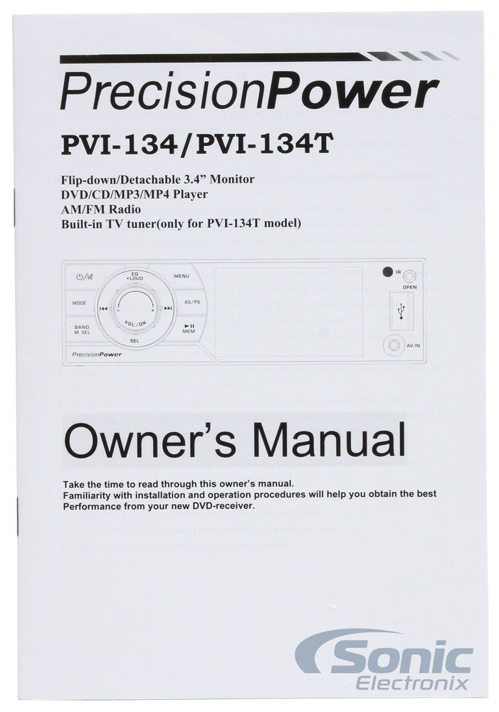 Precision Power Single DIN DVD Stereo w/ 6-1/2" & 6"x9" Speakers Package Image 10