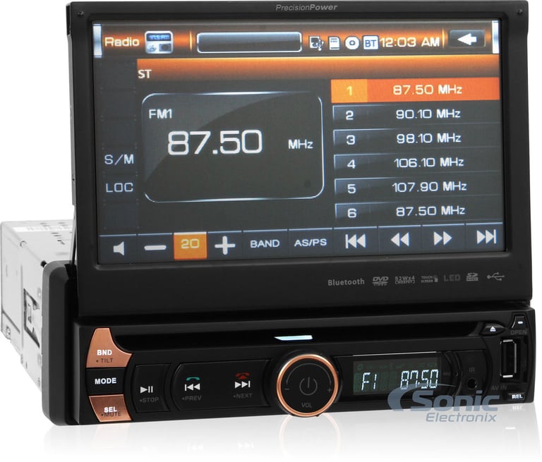 Precision Power Flip-Out Bluetooth Stereo w/ 6-1/2" & 6"x9" Speakers Package Image 2