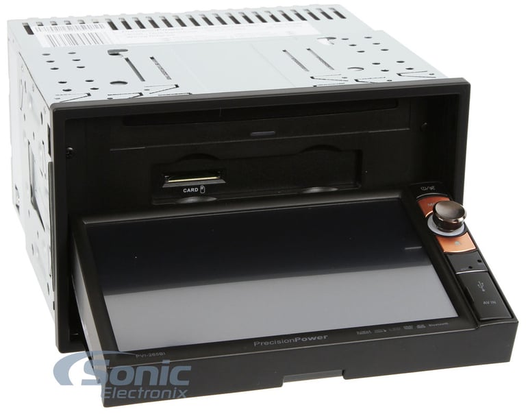 Precision Power Double DIN Bluetooth Stereo w/ 6-1/2" & 6"x9" Speakers Package Image 3