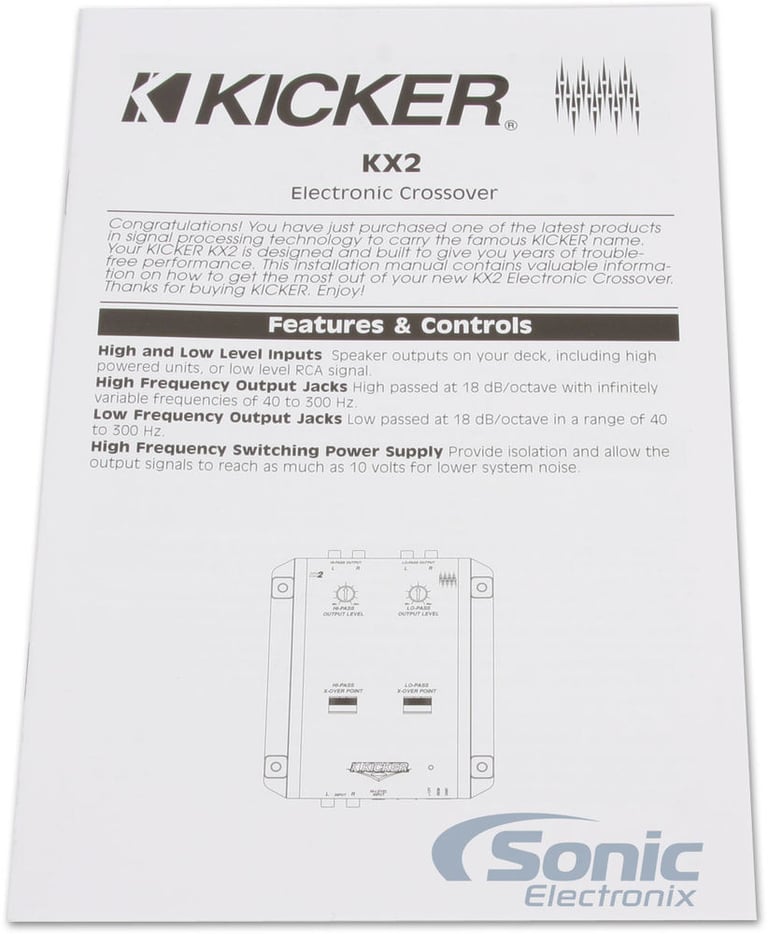 Kicker KX2 Crossover (03KX2) Image 5