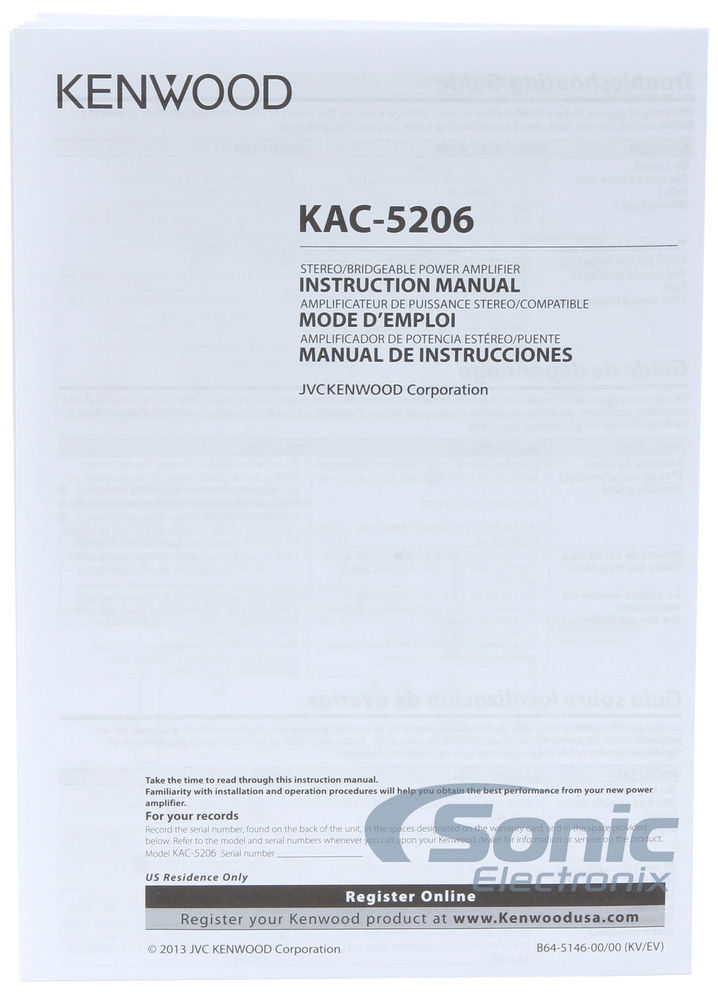 Precision Power + Kenwood 2-Channel Amplified Full Range System Image 7