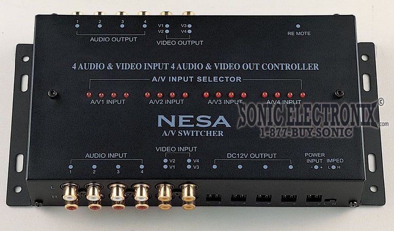 NESA Vision AVS-44 Multi A/V Switcher Image 1