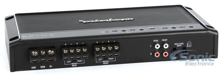 Rockford R300X4 Amp+6.5" 2-Way Speakers+Amp Kit+RCA cable Image 3