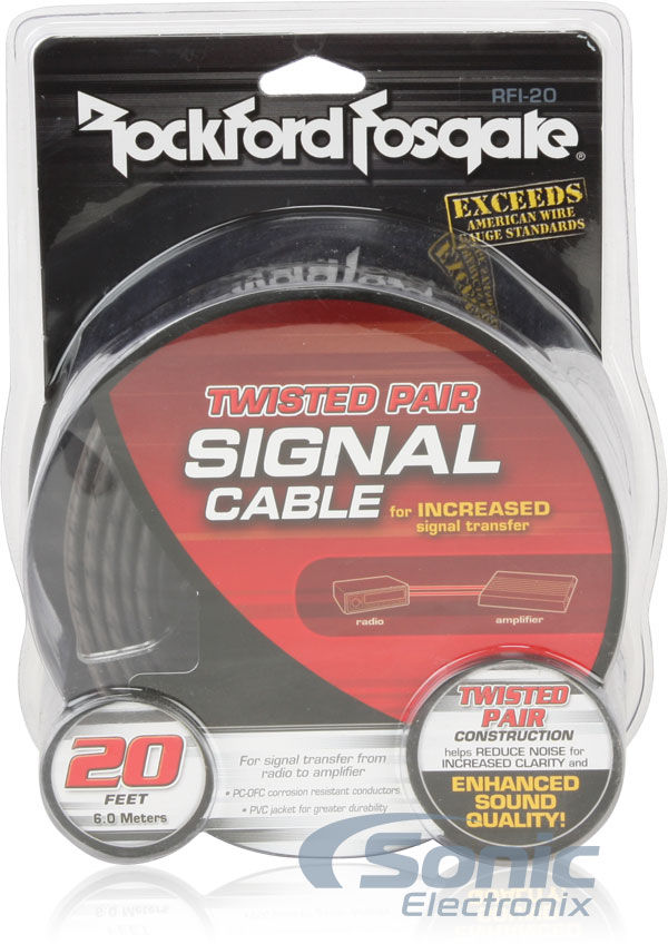 Rockford R300X4 Amp+6.5" 2-Way Speakers+Amp Kit+RCA cable Image 22