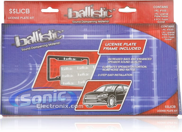 Ballistic SSLICB License Plate Kit Image 2
