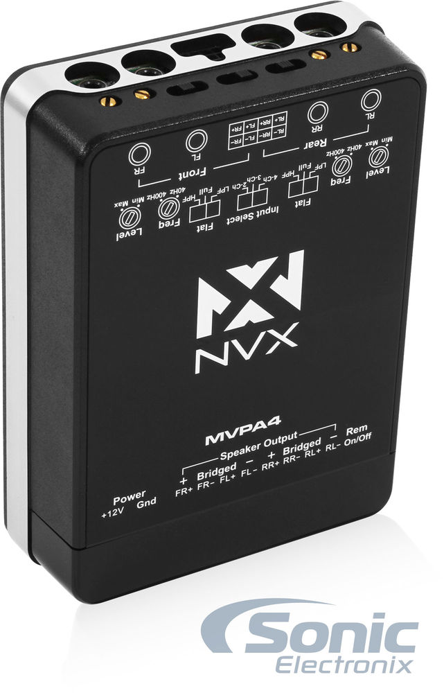 Amplified Speaker Package | Alpine Coaxial Speakers + NVX 4-Channel + Amp Kit Image 4
